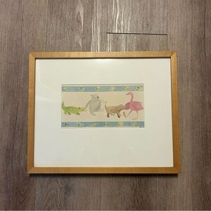 Kids Framed Animal Painting